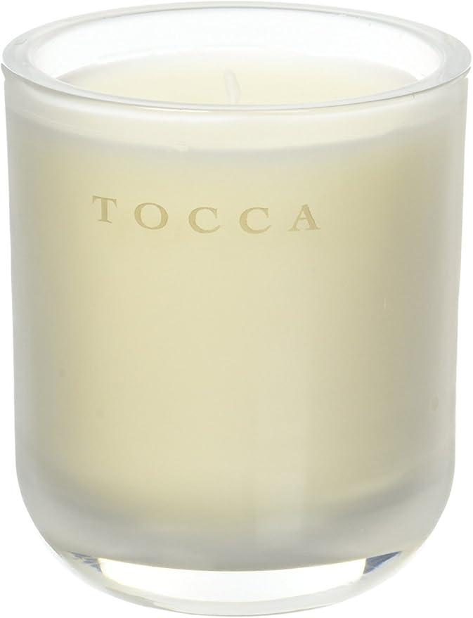 Tocca Salt Air & Cucumber Scented Candle - Frosted Glass, Hand-Poured Candle, 60 Hour Burn Time, 10 oz.