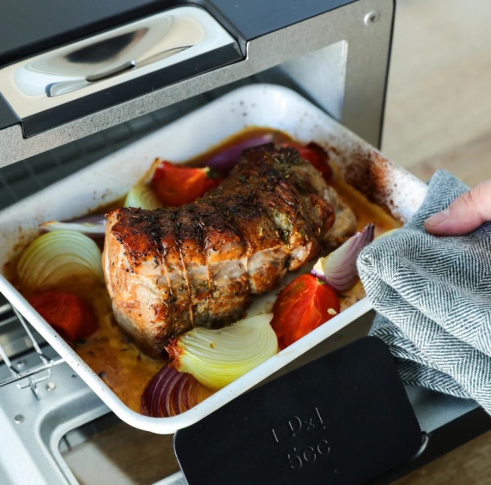 일본산 노다호로 법랑 트레이 미니 발뮤다 토스터기 오븐용기