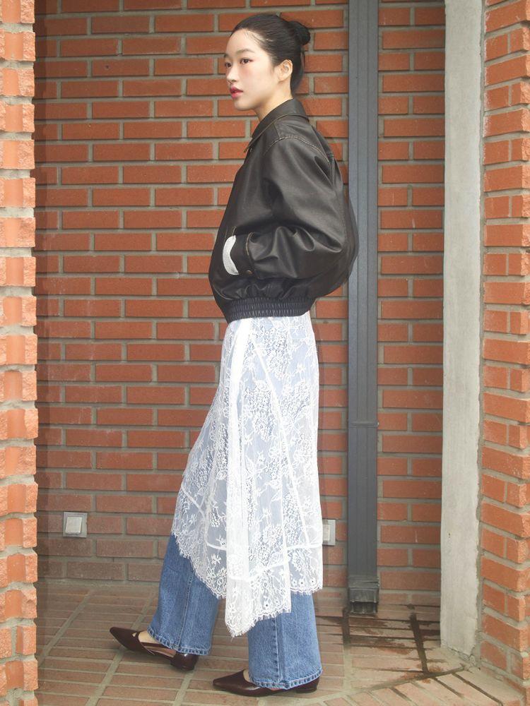 [3/18 순차배송] CHIANTI Lace Skirt(키안티)_IVORY