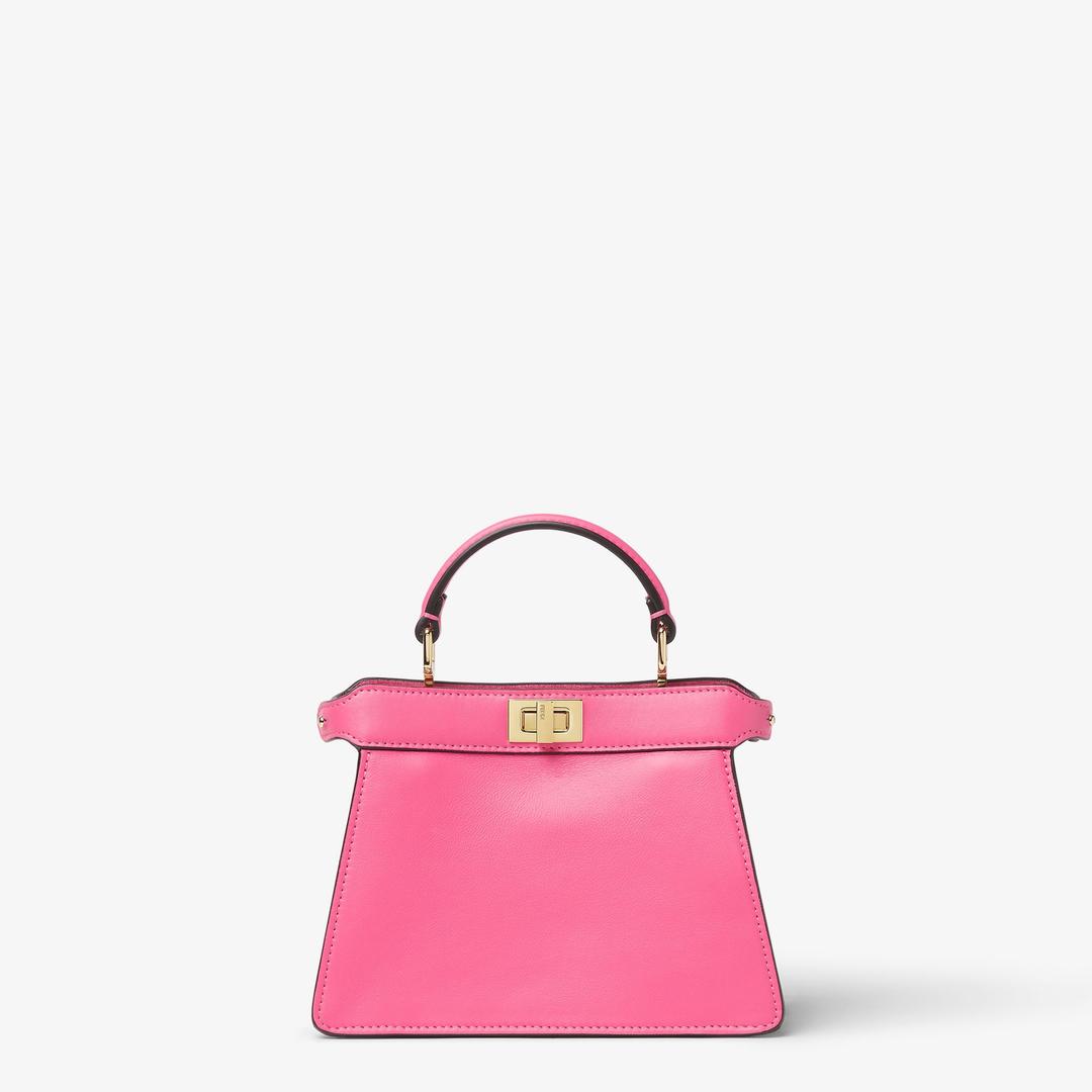 Peekaboo ISeeU Petite Petunia pink leather bag