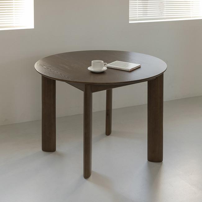 알베로 원형 원목 식탁 테이블 2size 2colors