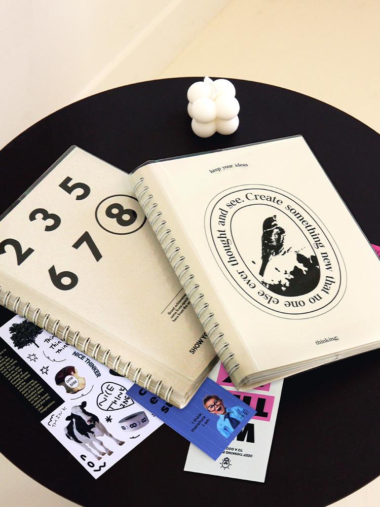 인디고 스토리지 아이디어 노트 (PVC커버+데코스티커 4장) 6분할