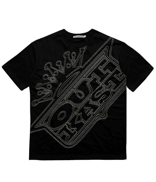 "  Out kast \" Black tee