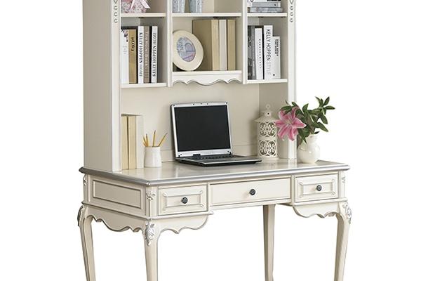 앤 엔틱 원목 고급 학생 책장책상세트(1200/화이트)