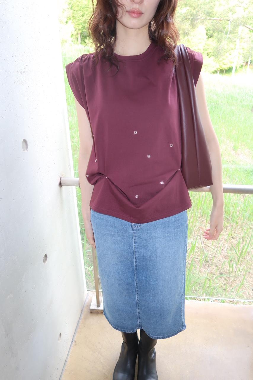 SNAP TWIST LOOSE TEE