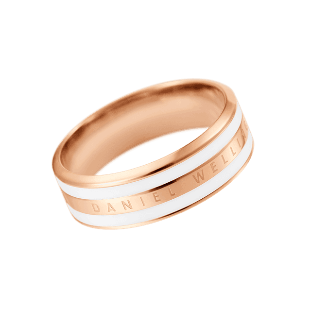 Emalie Ring Satin White