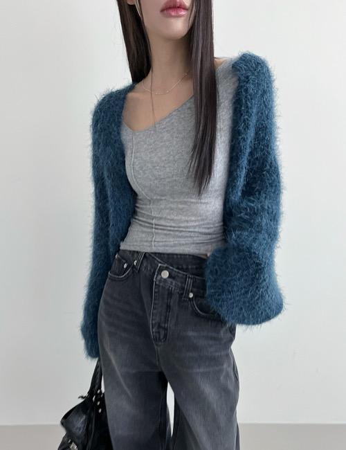 soft fur loose bolero