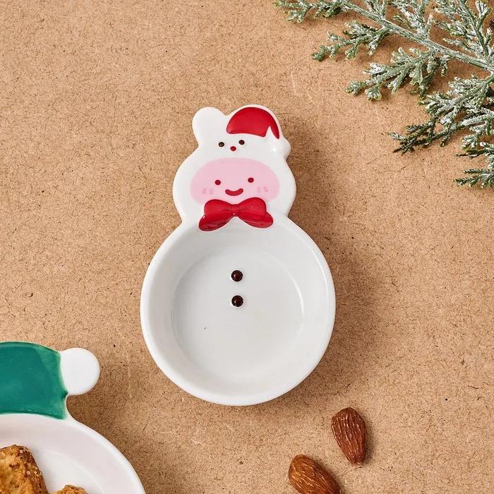 스윗 크리스마스 눈사람 스크래빗 소스볼