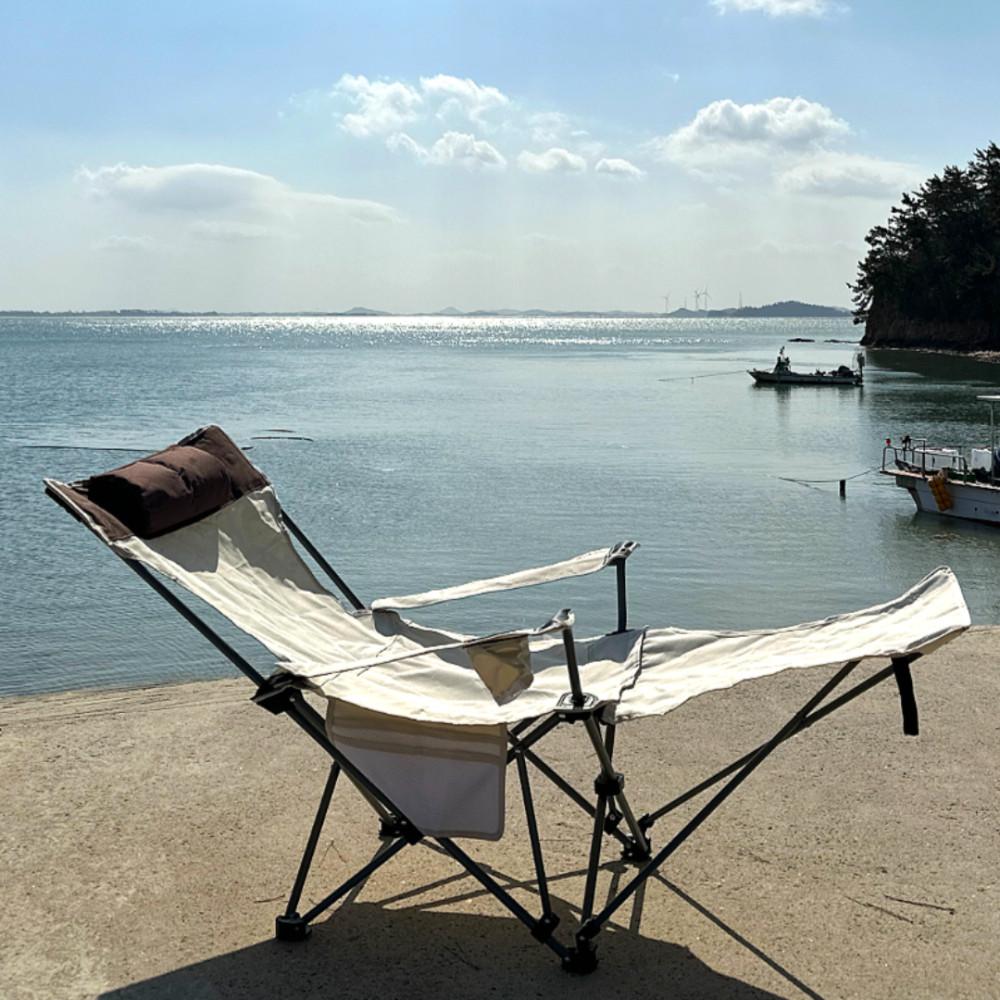 눕체어 접이식 누울수있는 캠핑의자 휴대용
