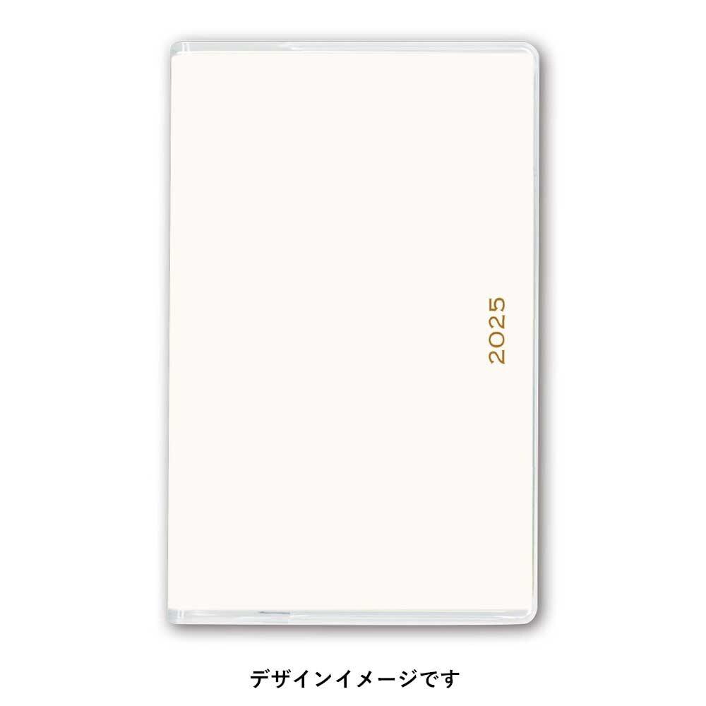 能率 ペイジェム 手帳 2025年 ウィ-クリ- コンパクト レフト ホワイト 2209 (2024年 12月始まり)