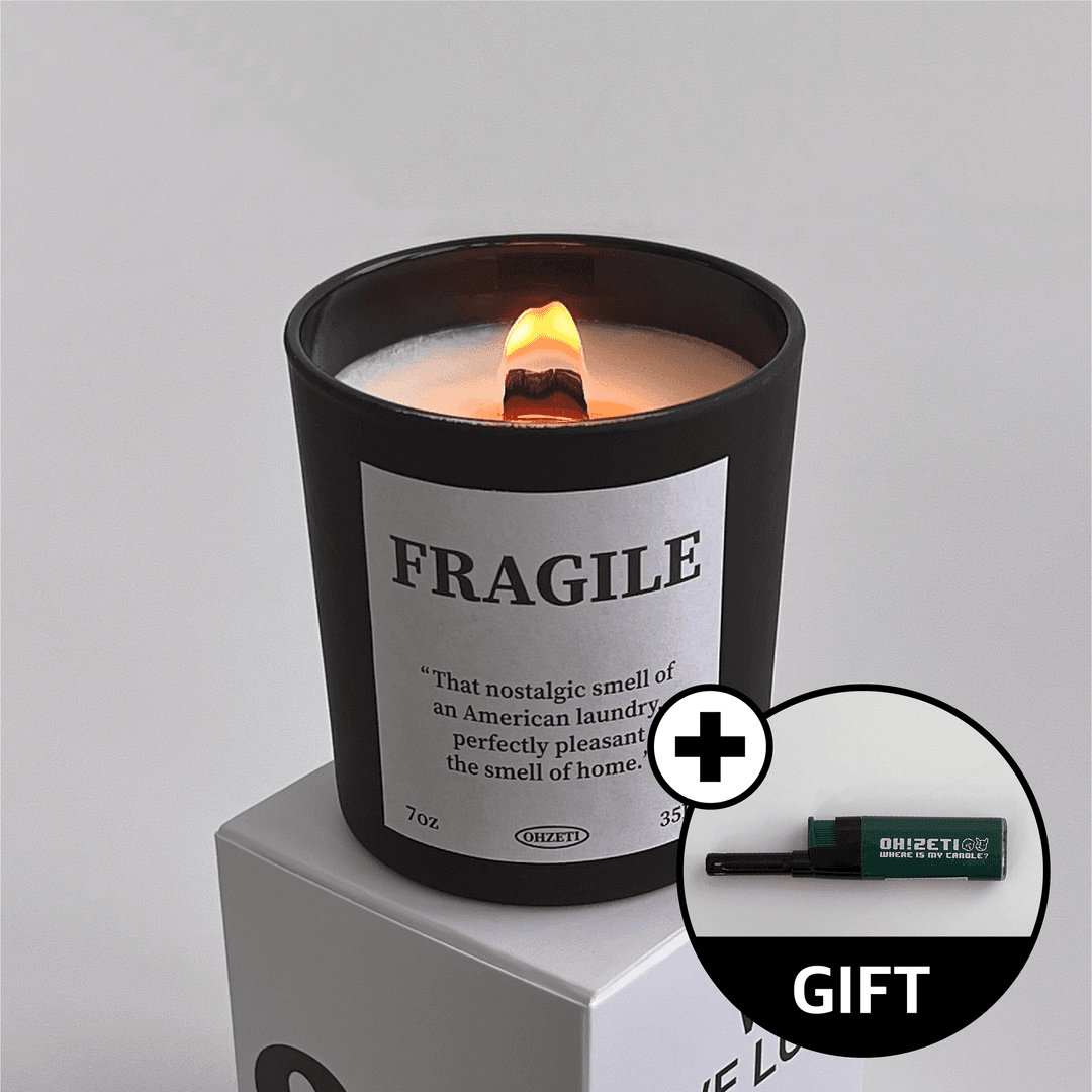 블랙 컨테이너 캔들 (캔들라이터 증정) / 향초 선물 불멍