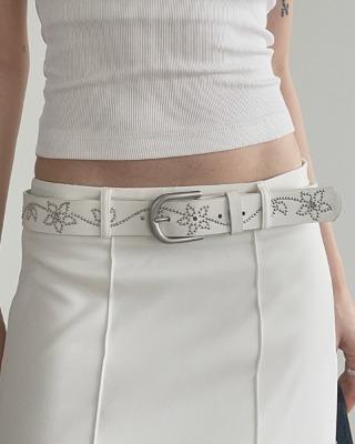 flower wave belt (2color)