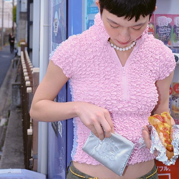 [런칭기념 5%할인] 슬릭 트래블 월렛 헬로키티 실버