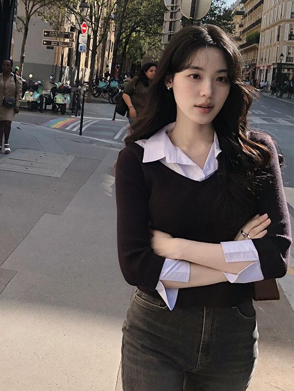 슬로우앤드 [🔥주문폭주] made. 세이 셔츠앤 레이어링 니트 (워셔블니트) - 5 color