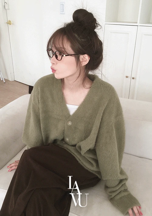 [보들포근☁️] 야렌 오버핏 앙고라 가디건 (12color)