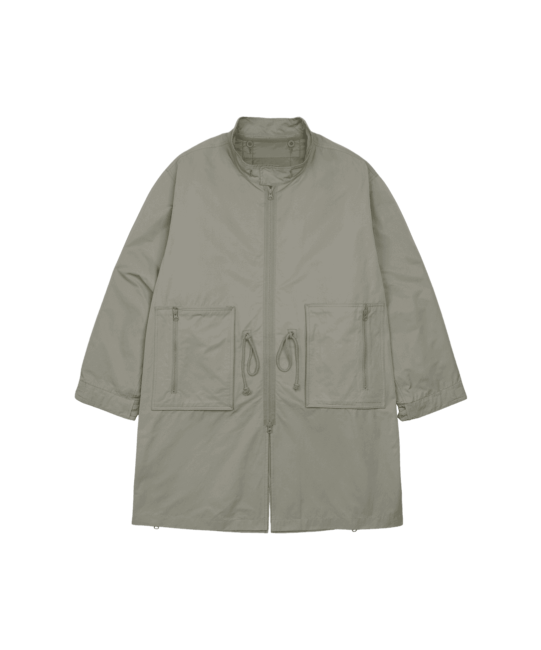 ZIPPER FIELD PARKA [GREY BEIGE]