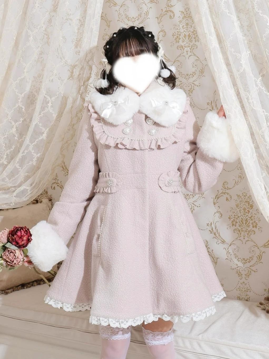 さきまるちゃんコラボ♡ヨークフレアコート