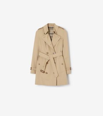 쇼트 첼시 헤리티지 트렌치코트 (허니) - 여성 | 공식 Burberry®