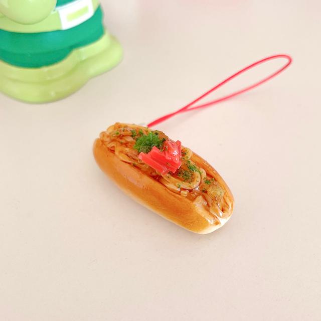 [스에타케] 야키소바 빵 폰 스트랩