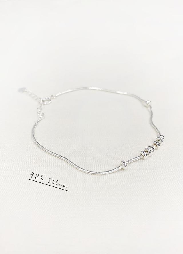 925 silver mini ball bracelet
