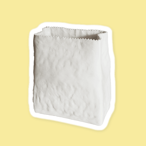 [오브 오브제] pinking-edge paper vase