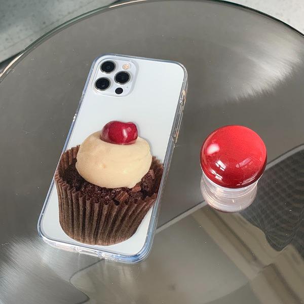 [withsome구슬톡]체리 컵케이크 구슬톡 케이스 세트