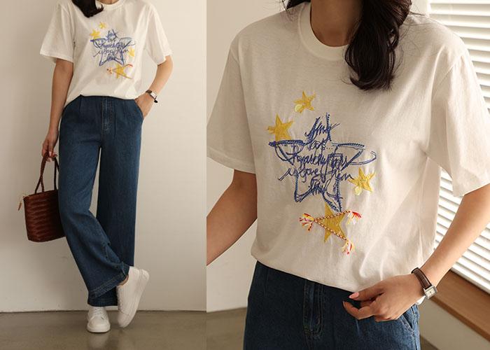 star 오브제 반팔티