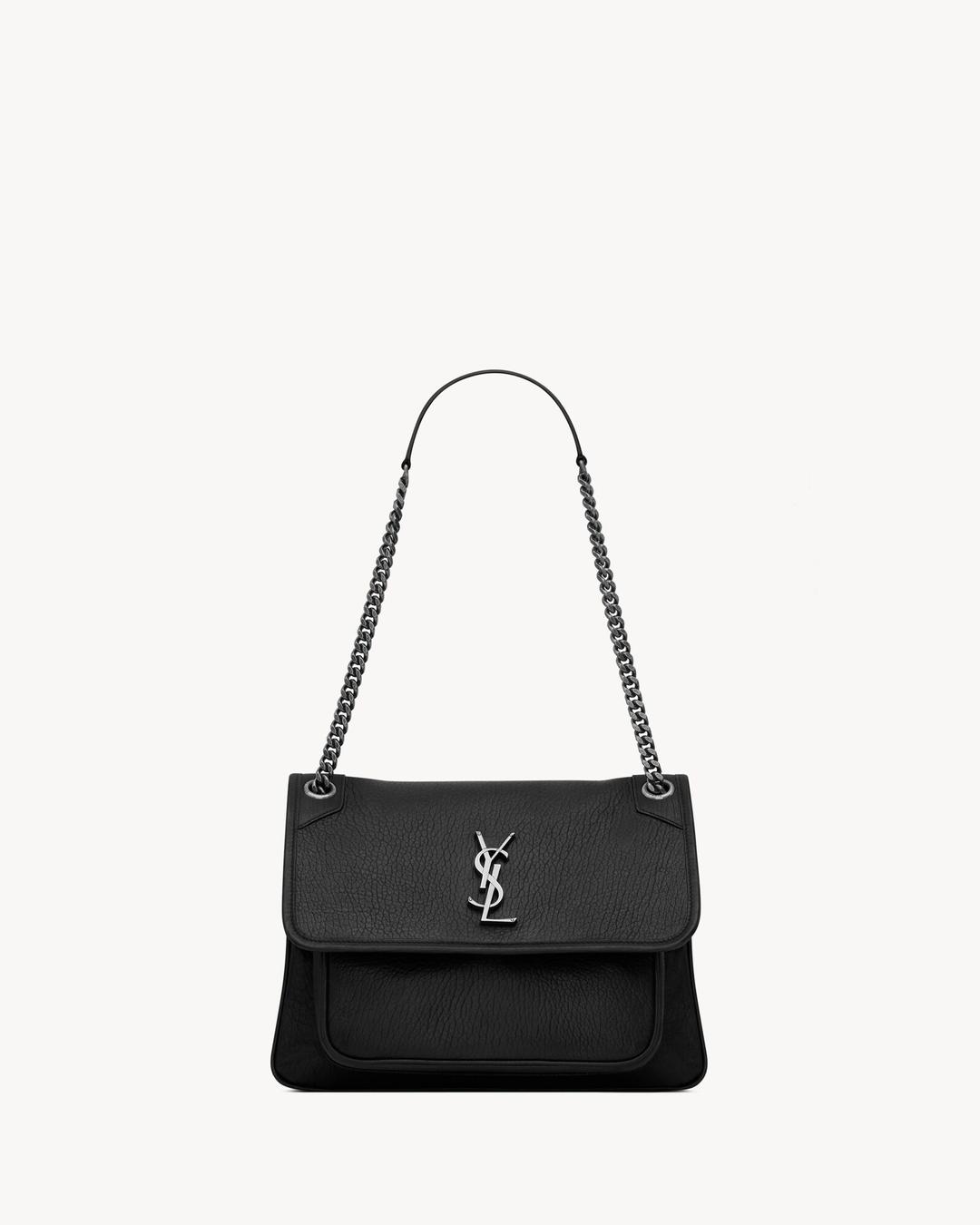 그레인 램스킨 소재의 NIKI 미디엄백 | Saint Laurent | YSL.com