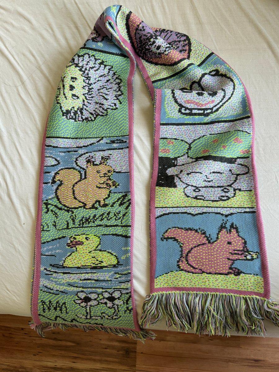 Bunny and Friends scarf
