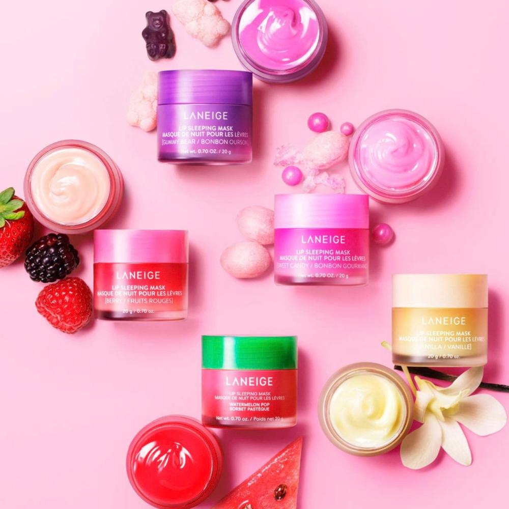 Laneige 라네즈 립슬리핑 마스크 국내미발매 4종 거미베어 바닐라 스윗캔디 워터멜론