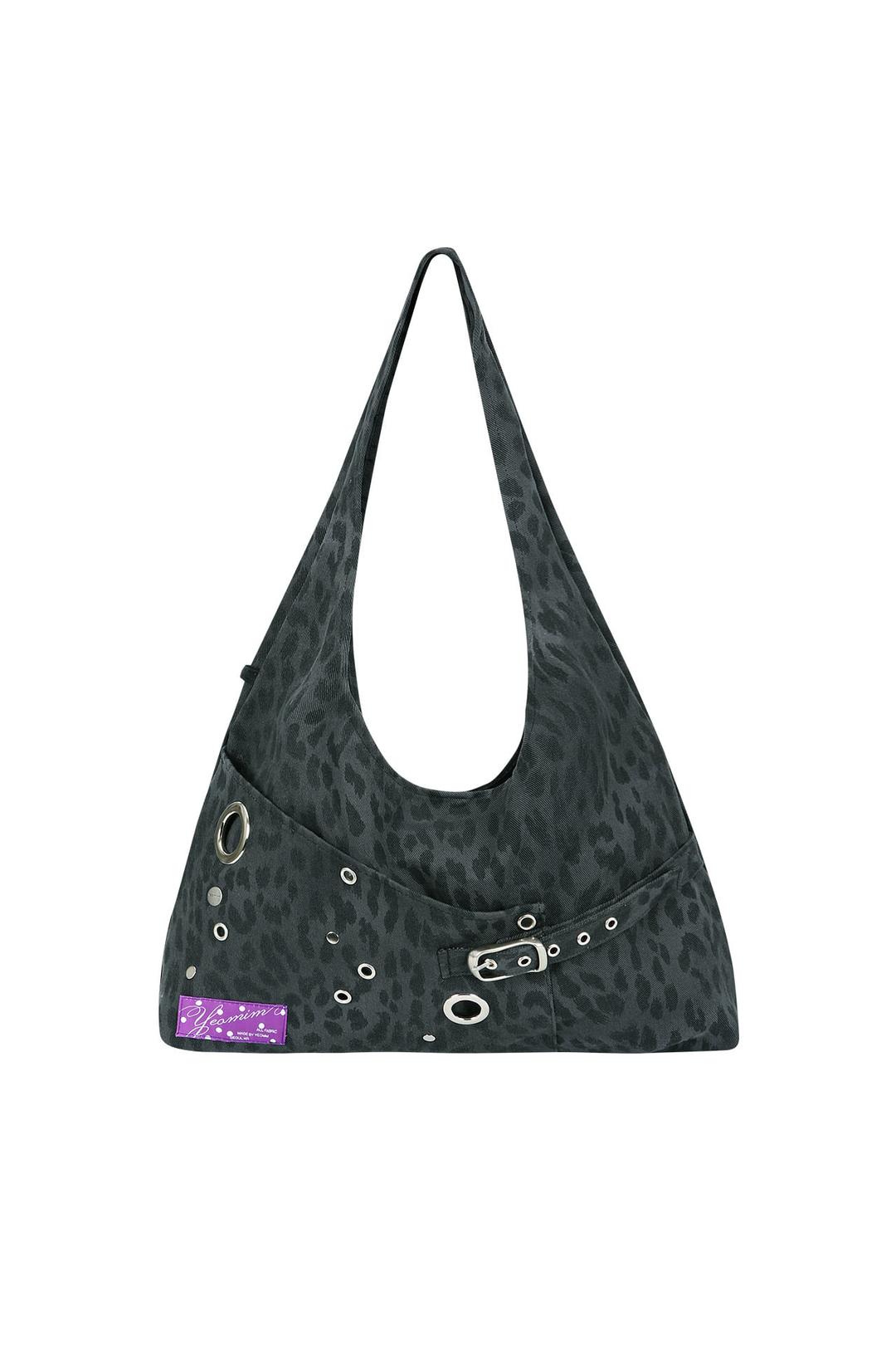 레이아웃 백 layout bag (leopard charcoal)
