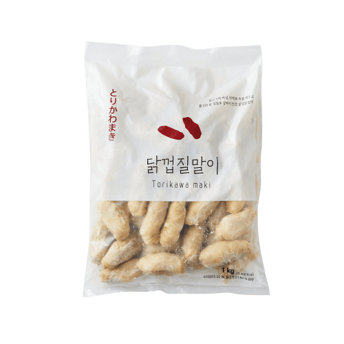 닭껍질말이 1kg
