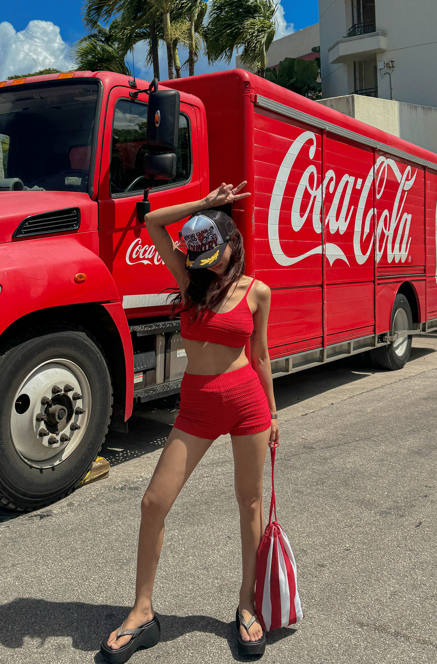 루시아 니트 숏 팬츠