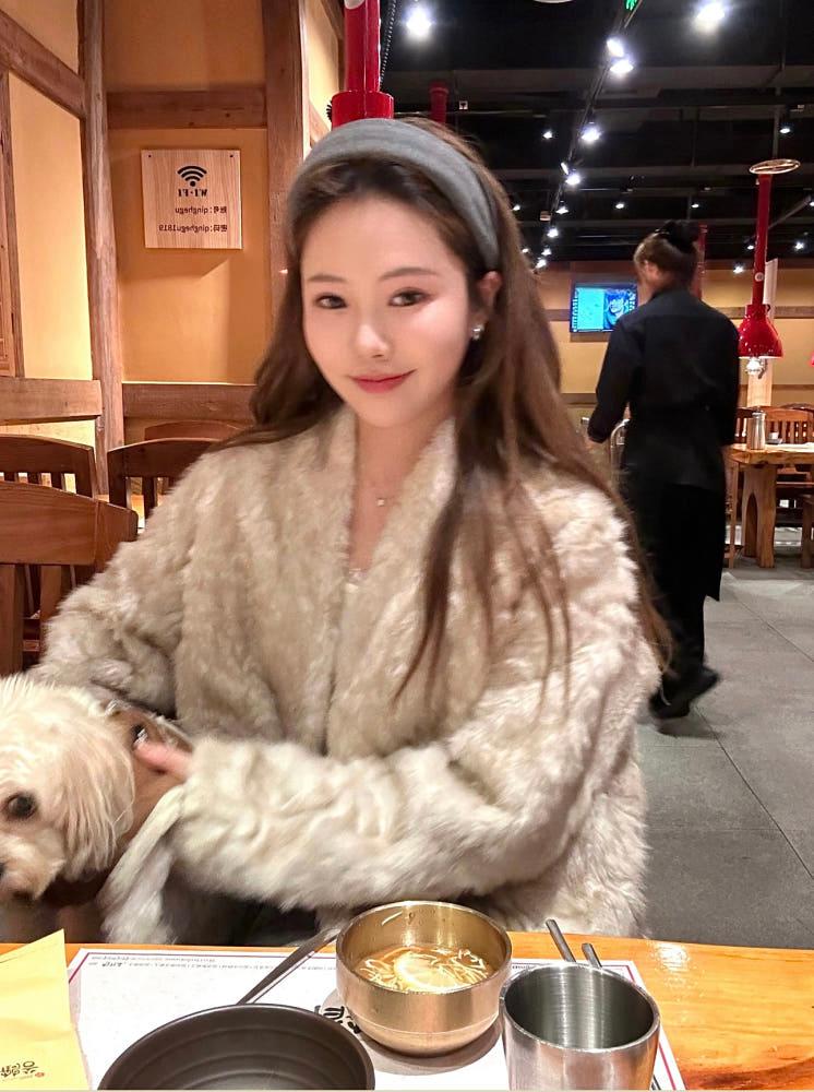 노카라 심플 퍼자켓(아이보라)