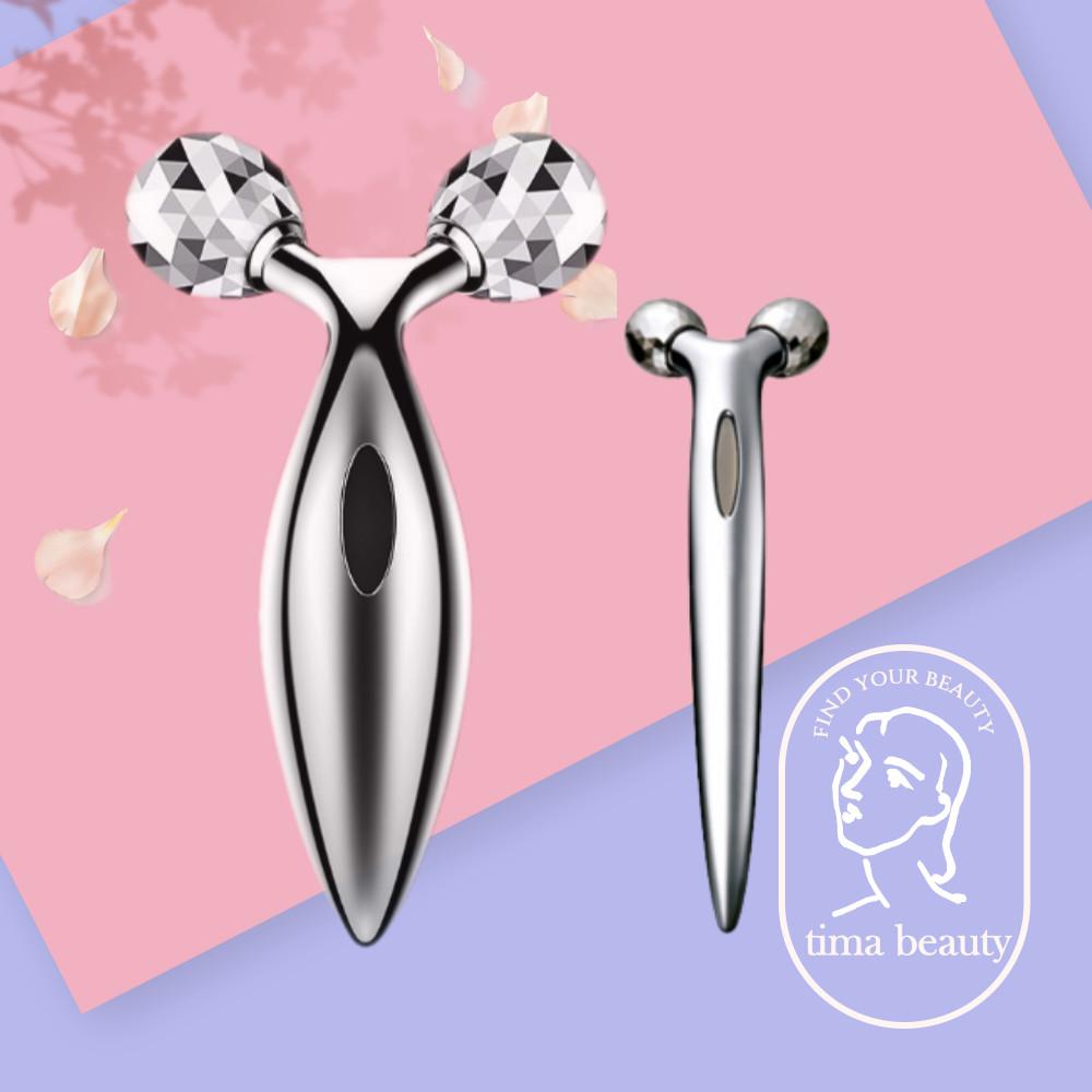 티마뷰티 얼굴마사지기구 페이스 롤러 브이라인 얼굴 리프팅 이중 사각 턱 붓기 윤곽 처짐 : 파티마스토어
