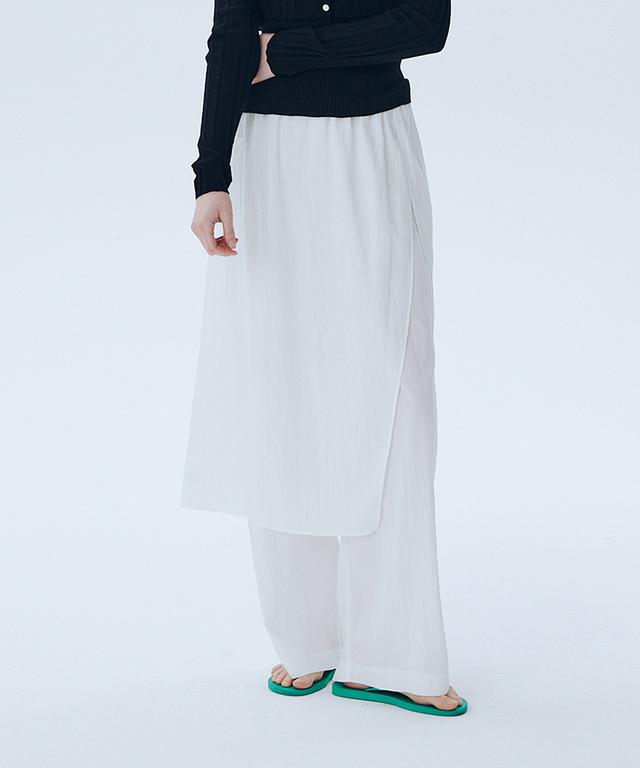 Layered Skirt Pants_WHITE(reorder2)