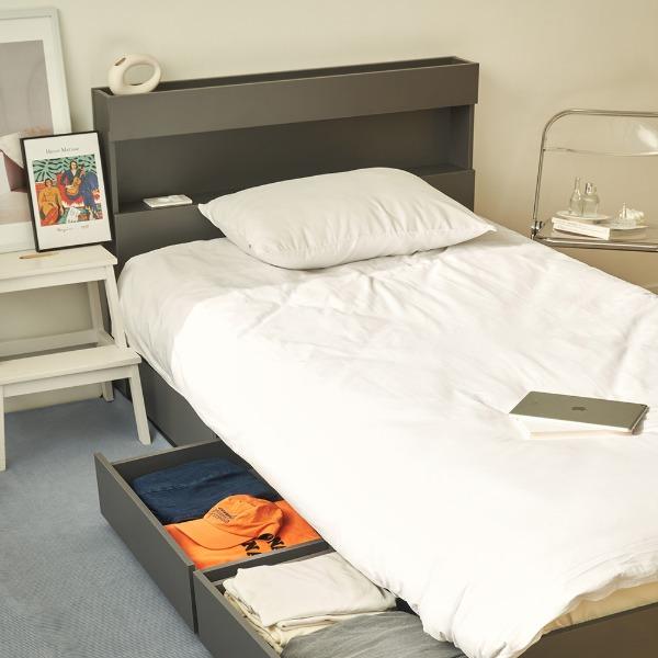 캐더린 LED 수납침대 SS/Q