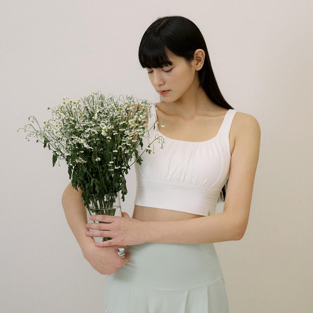 반다 라이트 셔링 크롭탑