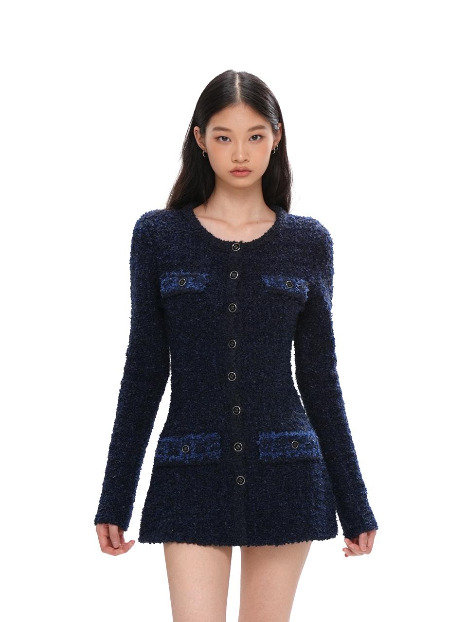 Sweet Chilling 스위트칠링 가을 여성 롱슬리브 원피스 라운드넥 데일리