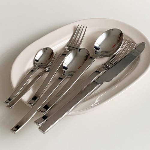 글로시 올 스텐 커트러리 3 size