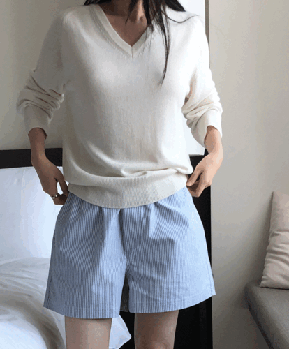 [당일배송] 헤딘 린넨 긴팔 니트(2color)