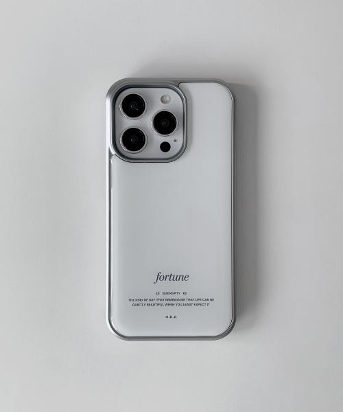 pure 실버 에폭시 범퍼 케이스