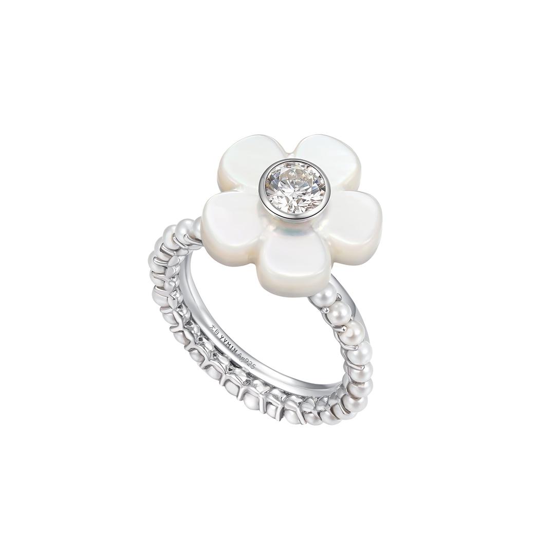 Paradise / Nacre Flower Pearl Ring - 11