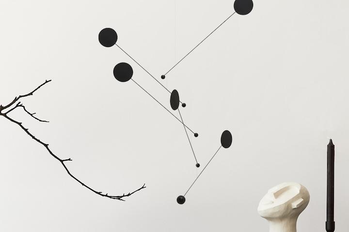 꽃망울 디자인 인테리어 모빌 (2color)