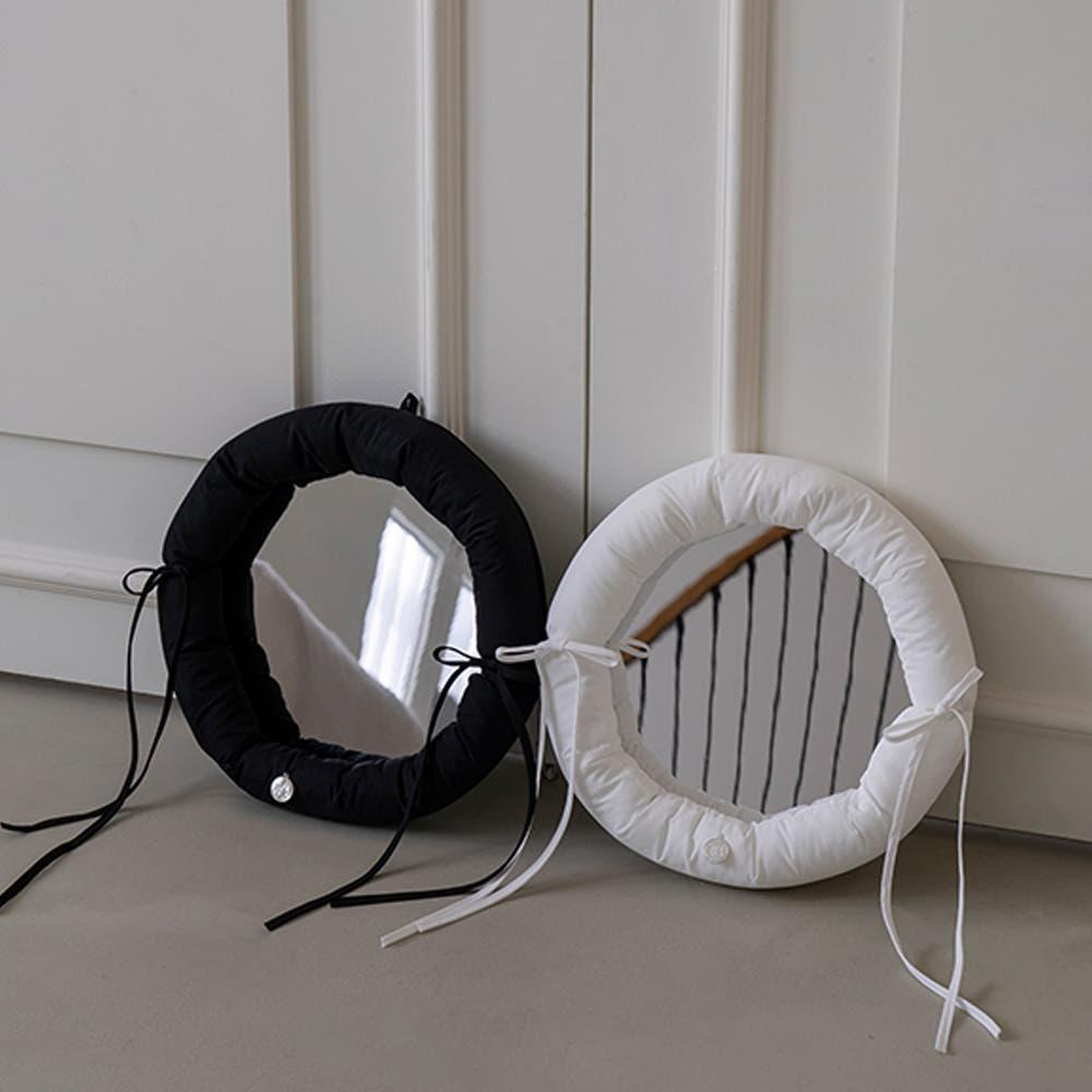 멜리모어 쿠션거울 깨지지 않는 벽걸이 탁상 겸용 패딩거울