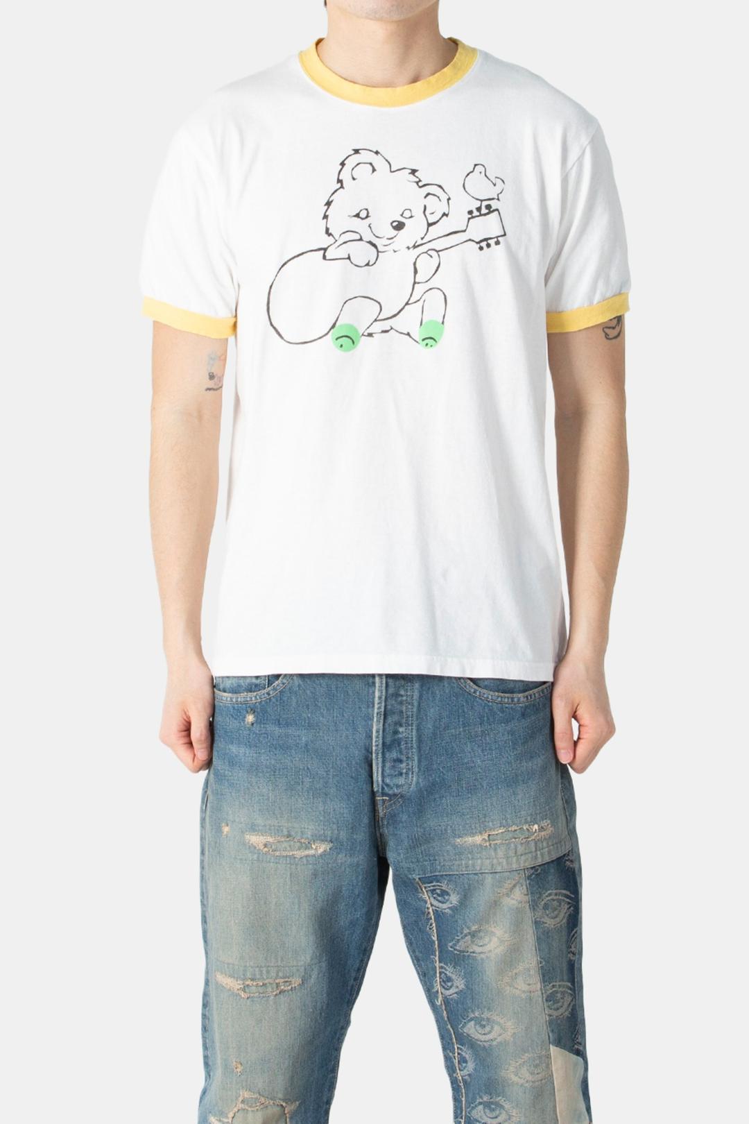 (25SS) 20/-JERSEY RINGER-T (LITTLEBEAR&HARMONY) YELLOW