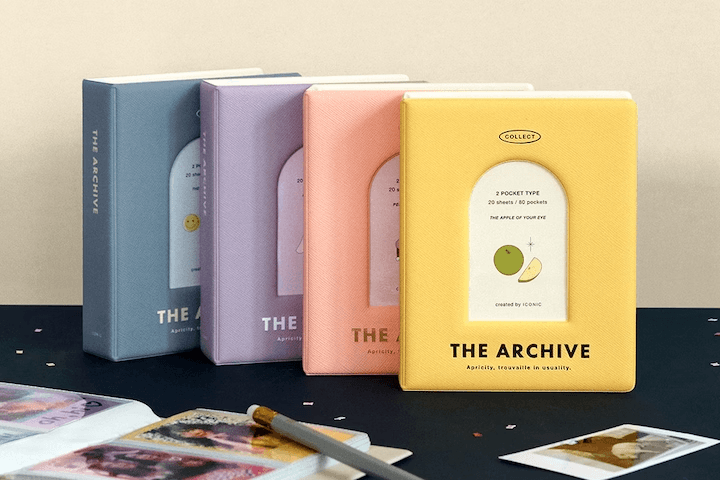 아카이브 2단 콜북 4colors (포토카드 인스탁스)