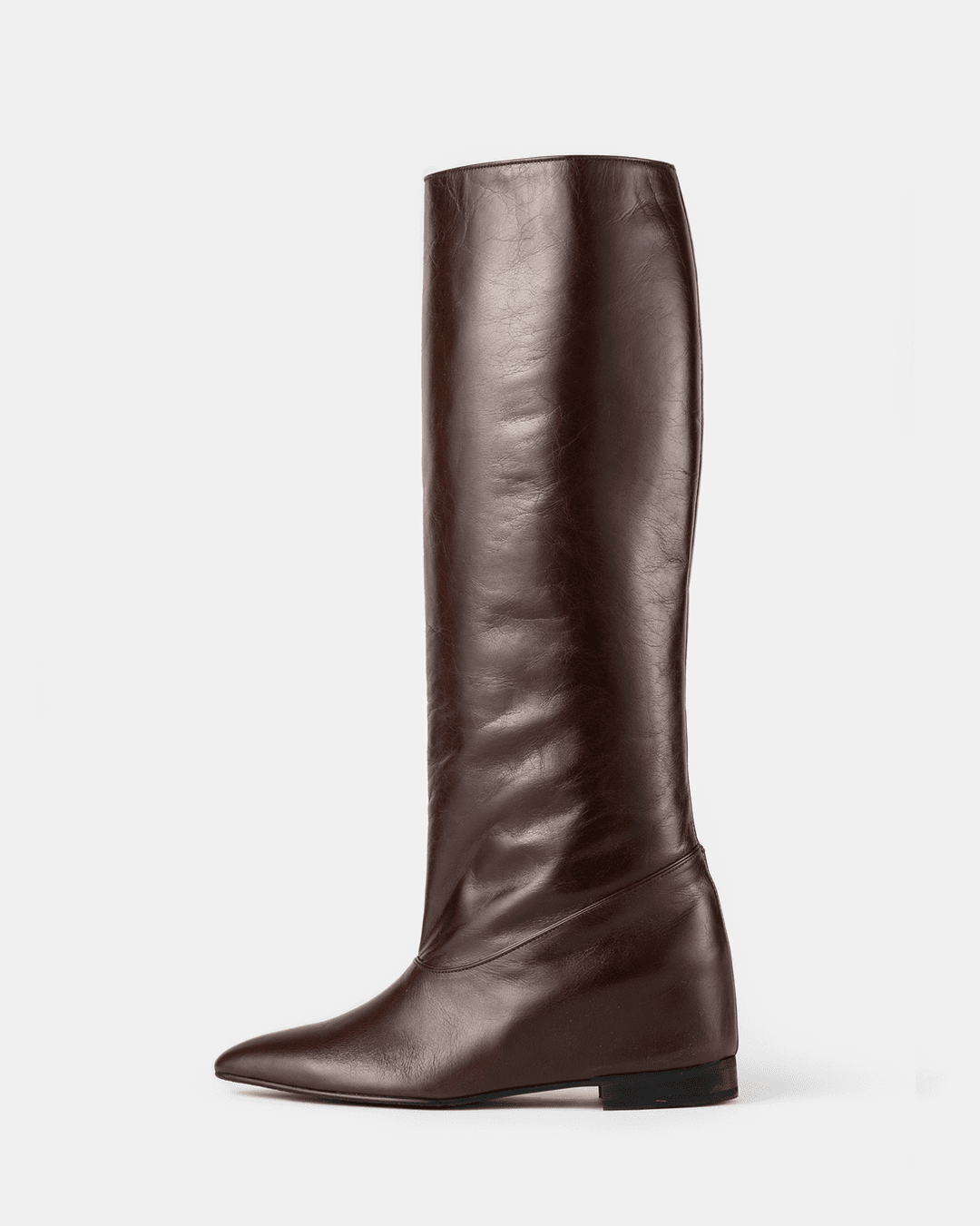 90s STRAIGHT LONG BOOTS (DEEP BROWN)