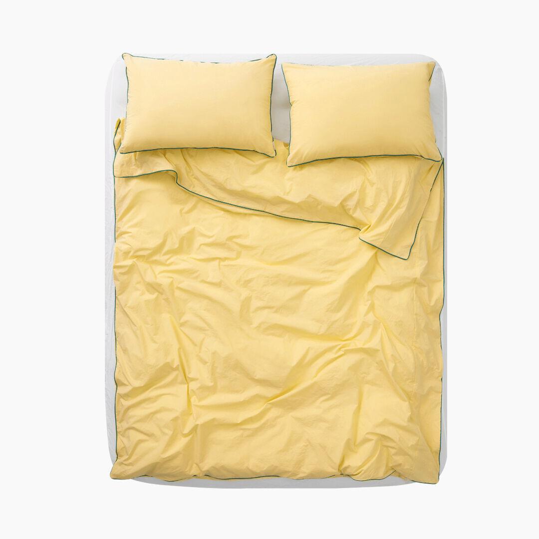 Frame muji bedding set (Yellow, Green)