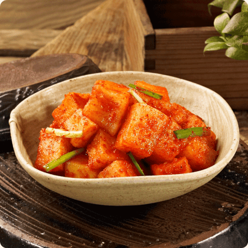 [무료배송] 국내산 무 !  깍두기 2KG 10,900원 김치